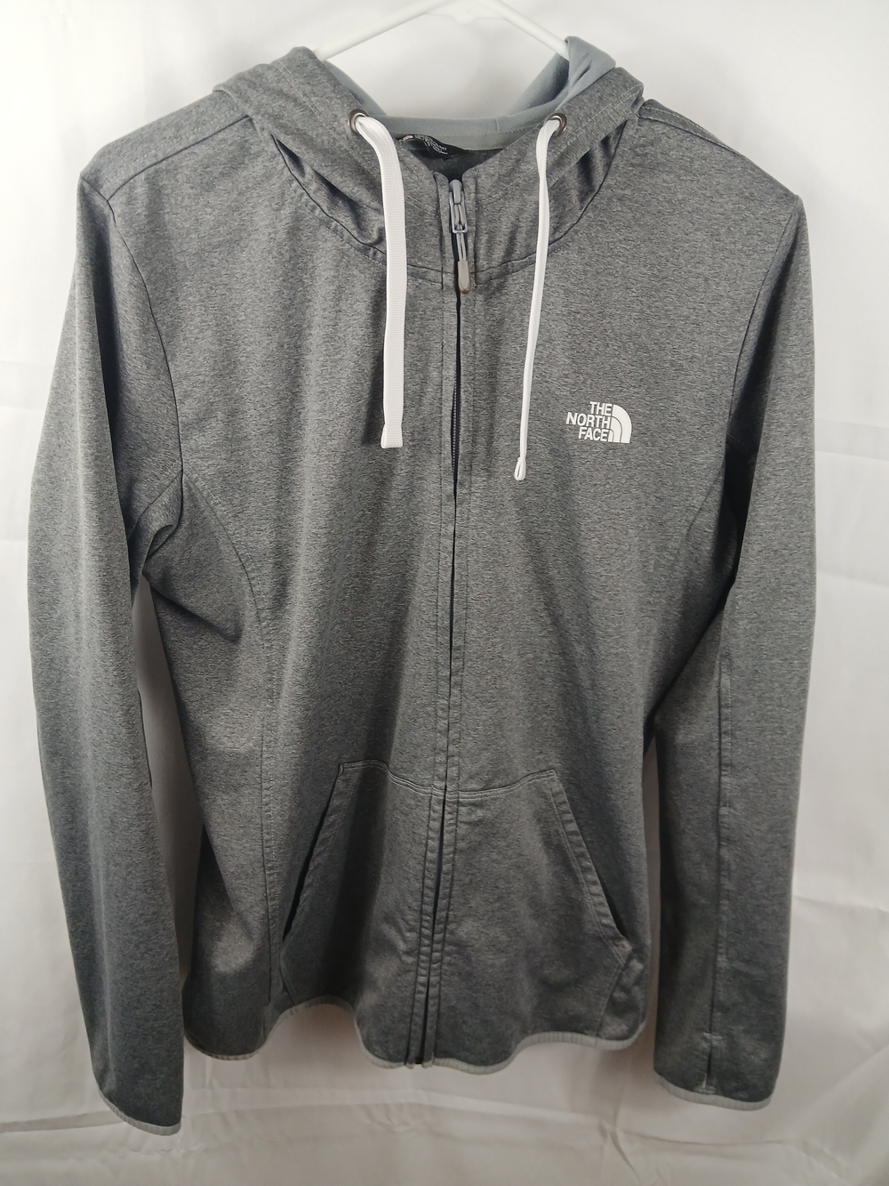 The North Face Gray Full-Zip Hoodie